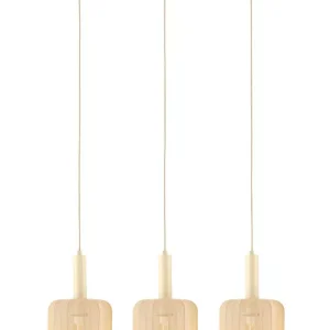 Lampa wisząca kremowo-beżowa CORINA 3xE27x40W wym: 185x90x22 cm Lucide 850179