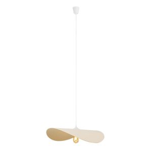 Lampa wisząca kremowo-biała PAN 1xE27x15W wym: 155x60x60 cm Maxlight 853966