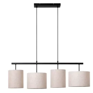 Lampa wisząca kremowo-czarna MAYA 4xE27x40W wym: 175x107x26 cm Lucide 850433