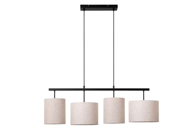 Lampa wisząca kremowo-czarna MAYA 4xE27x40W wym: 175x107x26 cm Lucide 850433