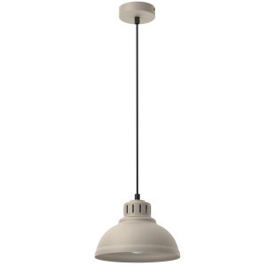 Lampa wisząca kremowo-czarna Sven 1xE27x15W wym: 110x21x21 cm Luminex 845723