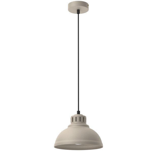 Lampa wisząca kremowo-czarna Sven 1xE27x15W wym: 110x21x21 cm Luminex 845723