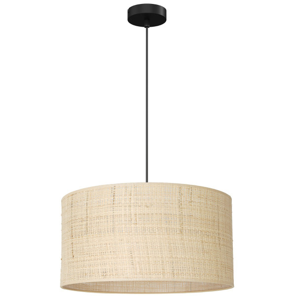 Lampa wisząca kremowo-czarny matowy Rattan 1xE27x15W Luminex 847558