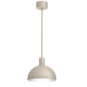 Lampa wisząca kremowo-złota Handa 1xE27x15W wym: 110x29x29 cm Luminex 846341