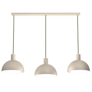 Lampa wisząca kremowo-złota Handa 3xE27x15W wym: 110x114x29 cm Luminex 845175