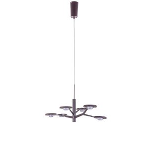 Lampa wisząca Kresyda brązowa LED 6×21.6W Ciepła biel 1700lm Italux 860080