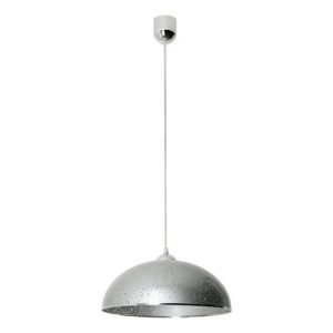 Lampa wisząca Kristine srebrna 1xE27x60W wym:70x38x38cm IP20 Lampex 1019328