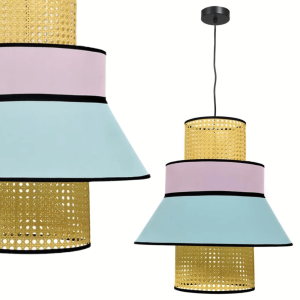 Lampa Wisząca KRUDO 500 – BAMBUS Pergamin Wiklina Rattan Boho 963721