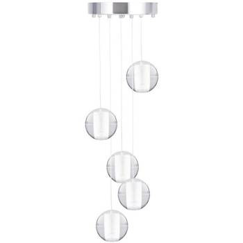 LAMPA WISZĄCA kryształowa 5 KUL STARLIGHT 30cm 217465