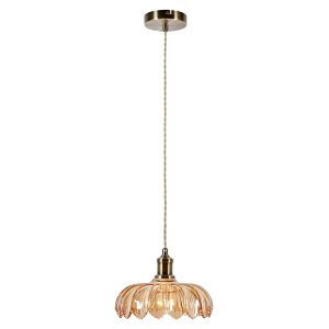 Lampa wisząca Kurage szklana bursztynowa 620073 Lampa wisząca Kurage szklana bursztynowa 620073