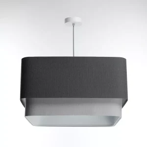 Lampa wisząca KWADRO DUO 007 51x47cm grafitowa/szara 732627 Lampa wisząca KWADRO DUO 007 51x47cm grafitowa/szara 732627