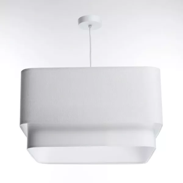 Lampa wisząca KWADRO DUO 010 51x47cm biała 732603