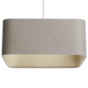 Lampa wisząca KWADRO LEN 001-40w20 jasna beżowa 759943 Lampa wisząca KWADRO LEN 001-40w20 jasna beżowa 759943
