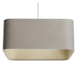Lampa wisząca KWADRO LEN 001-40w25 jasna beżowa 759939 Lampa wisząca KWADRO LEN 001-40w25 jasna beżowa 759939
