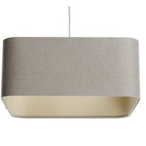 Lampa wisząca KWADRO LEN 001-40w30 jasna beżowa 759937 Lampa wisząca KWADRO LEN 001-40w30 jasna beżowa 759937