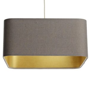 Lampa wisząca KWADRO LEN 002-40w25 beżowa/złota 759938 Lampa wisząca KWADRO LEN 002-40w25 beżowa/złota 759938