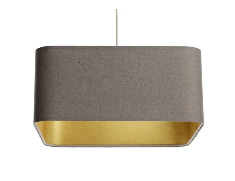 Lampa wisząca KWADRO LEN 002-40w30 beżowa/złota 759940