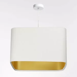 Lampa wisząca KWADRO SUE 40w30 biała/złota 732606