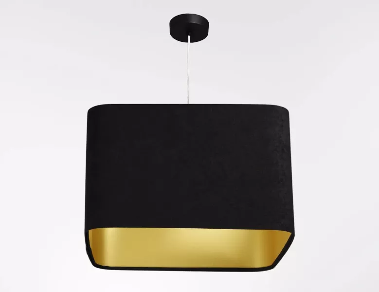 Lampa wisząca KWADRO SUE 40w30 czarna/złota 732601