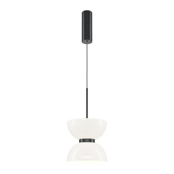 Lampa wisząca Kyoto czarno-biała LED 1x11W Ciepła biel 1300lm Maytoni 849468