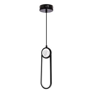 Lampa wisząca LACRIMA czarna LED 1x15W Ciepła biel 800lm Candellux 924171 Lampa wisząca LACRIMA czarna LED 1x15W Ciepła biel 800lm Candellux 924171