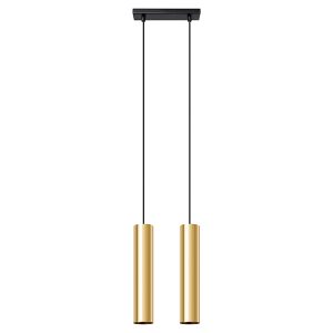 Lampa wisząca Lagos 2-punktowa stalowa złota 328856 Lampa wisząca Lagos 2-punktowa stalowa złota 328856