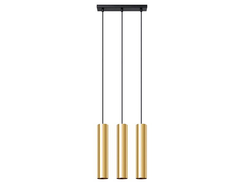 Lampa wisząca Lagos 3-punktowa stalowa złota 328868