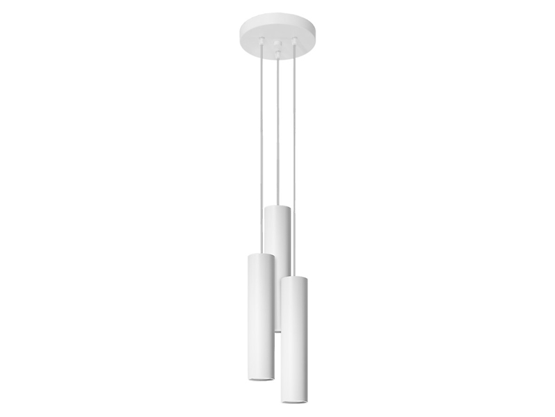 Lampa wisząca Lagos 3P stalowa biała 52619