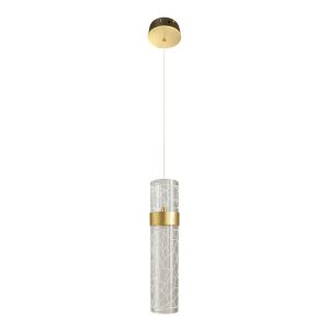 Lampa wisząca LAGOS złota LED 1x8W Neutralna biel 640lm Milagro 835861 Lampa wisząca LAGOS złota LED 1x8W Neutralna biel 640lm Milagro 835861