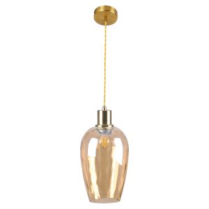 Lampa wisząca Lagri szklana złota 197292 Lampa wisząca Lagri szklana złota 197292