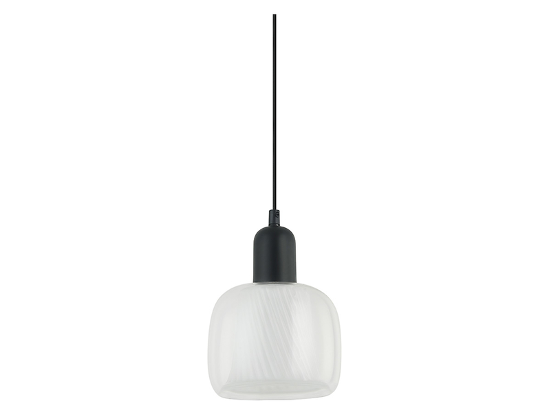 Lampa wisząca Lamezia szklana transparentna 45620