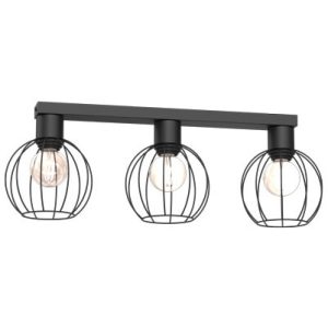 Lampa wisząca Laps czarny mat 3xE27x15W wym:18x61x16cm IP20 Luminex 1030279 Lampa wisząca Laps czarny mat 3xE27x15W wym:18x61x16cm IP20 Luminex 1030279
