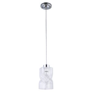 Lampa wisząca Larvik stalowa srebrna 190753 Lampa wisząca Larvik stalowa srebrna 190753