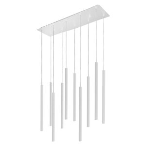 Lampa wisząca Laser 10-punktowa stalowa biała 42678 Lampa wisząca Laser 10-punktowa stalowa biała 42678
