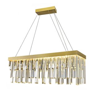 Lampa wisząca Lauret LED ze ściemniaczem złota 594811 Lampa wisząca Lauret LED ze ściemniaczem złota 594811