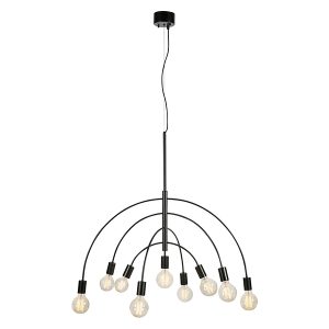 Lampa wisząca Lavello9-punktowa metalowa czarna 45036 Lampa wisząca Lavello9-punktowa metalowa czarna 45036