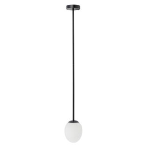 Lampa wisząca łazienkowa Ice Egg szklana czarno-biała 50718 Lampa wisząca łazienkowa Ice Egg szklana czarno-biała 50718