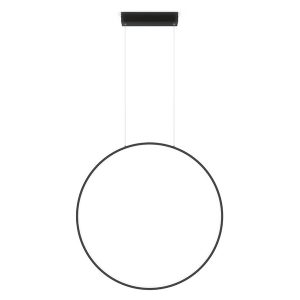 Lampa wisząca łazienkowa Mirrow LED metalowa czarna 713656