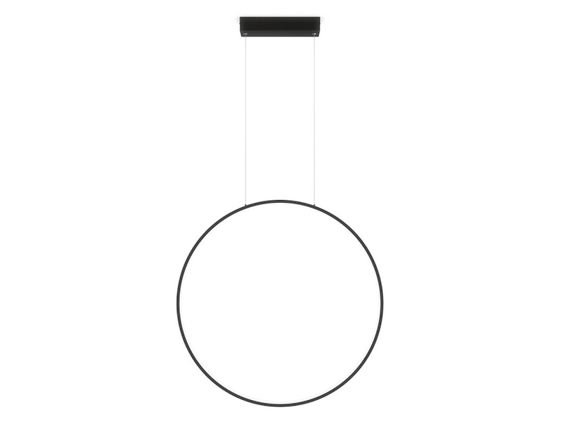 Lampa wisząca łazienkowa Mirrow LED metalowa czarna 713656