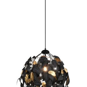 Lampa wisząca LEAVY czarno-złota 1xE27x28W wym:150x38x38cm IP20 RL 989393 Lampa wisząca LEAVY czarno-złota 1xE27x28W wym:150x38x38cm IP20 RL 989393