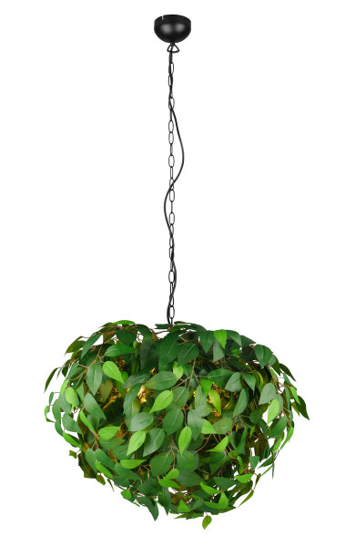 Lampa wisząca LEAVY zielono-czarna 4xE14x28W wym:150x70x70cm IP20 RL 1016597
