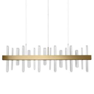 LAMPA WISZĄCA LED 100cm złota ARCTIC kryształki K9 212567 LAMPA WISZĄCA LED 100cm złota ARCTIC kryształki K9 212567