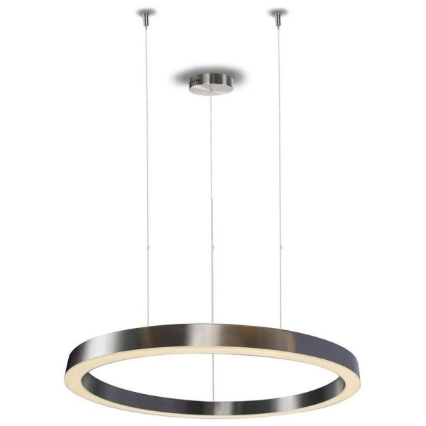 LAMPA WISZĄCA LED 120cm CIRCLE nikiel szczotkowany 184708