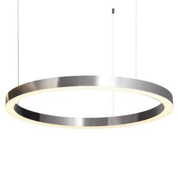 LAMPA WISZĄCA LED 80cm nikiel szczotkowany CIRCLE 217522