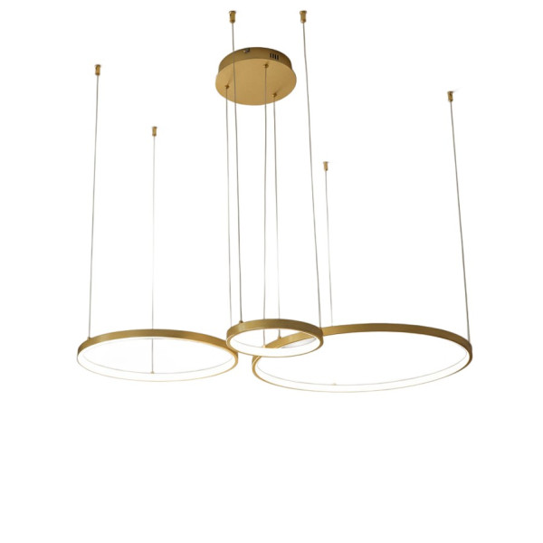 Lampa wisząca LED Hodo 77W złota z pilotem 1071821