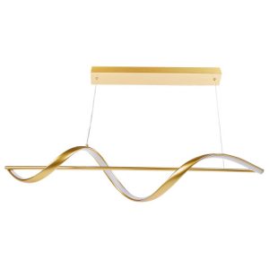 Lampa wisząca LED nowoczesna geometryczna złota 356946 Lampa wisząca LED nowoczesna geometryczna złota 356946