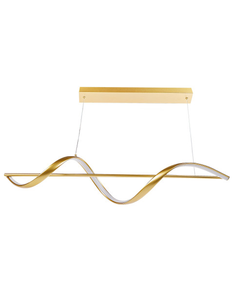 Lampa wisząca LED nowoczesna geometryczna złota 356946
