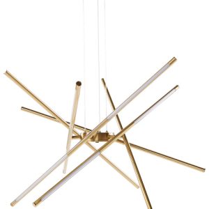 Lampa wisząca LED nowoczesna geometryczna złota 356940 Lampa wisząca LED nowoczesna geometryczna złota 356940