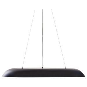Lampa wisząca LED ring okrągła metalowa czarna 305811 Lampa wisząca LED ring okrągła metalowa czarna 305811
