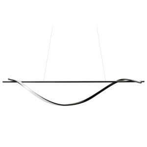Lampa wisząca LED spirala dekoracyjna czarna 537415 Lampa wisząca LED spirala dekoracyjna czarna 537415
